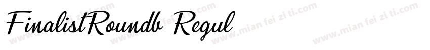 FinalistRoundb Regul字体转换